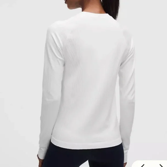 LULULEMON Rest Less Running Variegated Ribbed Pullover. - Picture 3 of 8